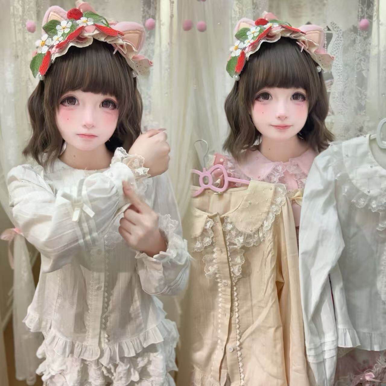 果冻少女正品Lolita【春日甜品】纯棉洛丽塔女可爱甜美日常长袖