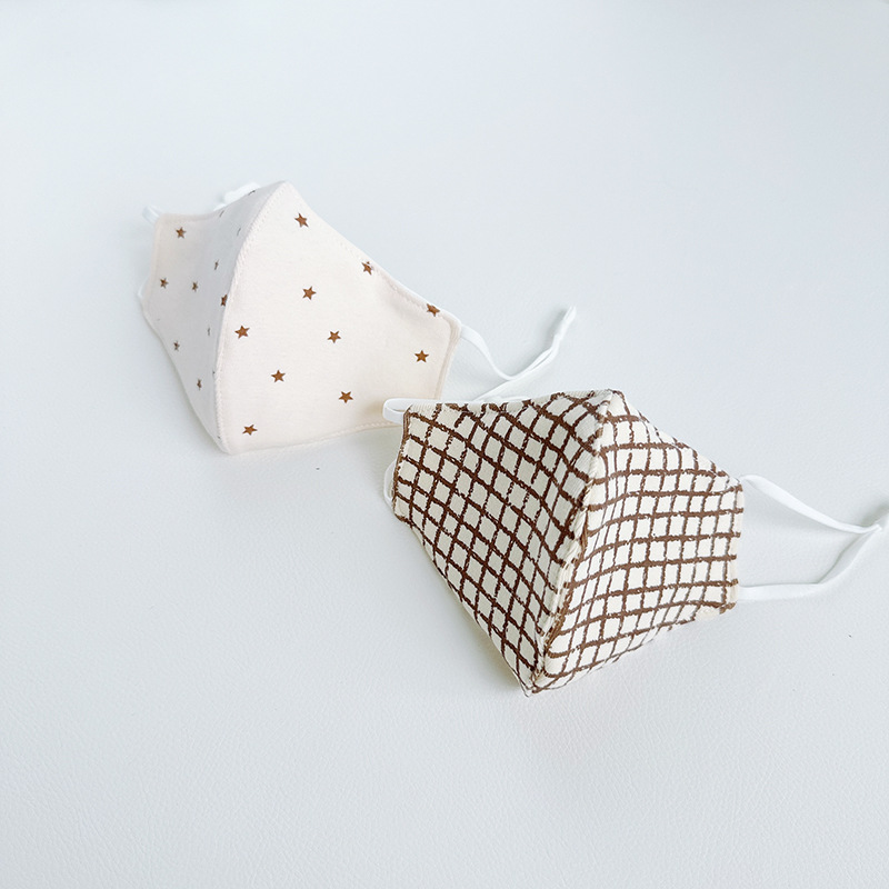 2025冬季新品儿童立体印花口罩 卡通可爱透气防尘防护面罩a类全棉