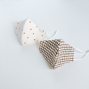 卡通可爱透气防尘防护面罩a类全棉 儿童立体印花口罩 2025冬季 新品