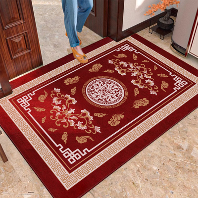 高质量入户门地垫入户门垫进门门口地毯防滑结婚家用乔迁红色脚垫