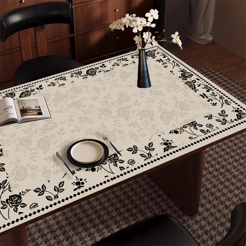 餐桌垫2025新款轻奢高级感防烫防水防油免洗桌布家用客厅茶几台布,居家布艺,桌布,淘宝优惠券,粉丝福利购,淘宝优惠卷