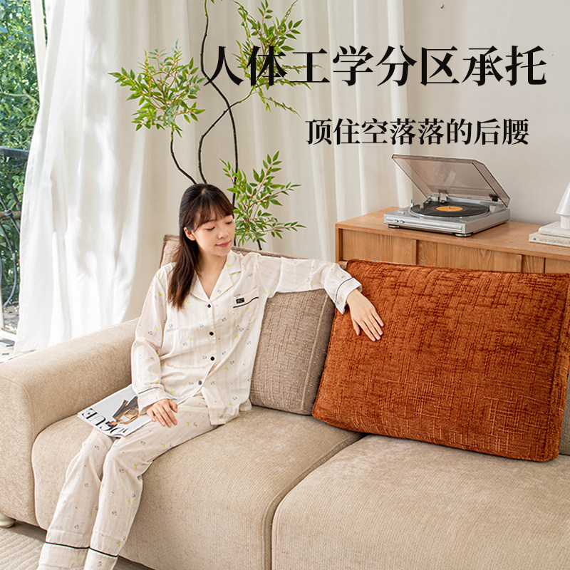 沙发大靠背高端2026新款沙发靠枕护腰可拆洗榻榻米床头软包靠垫图片