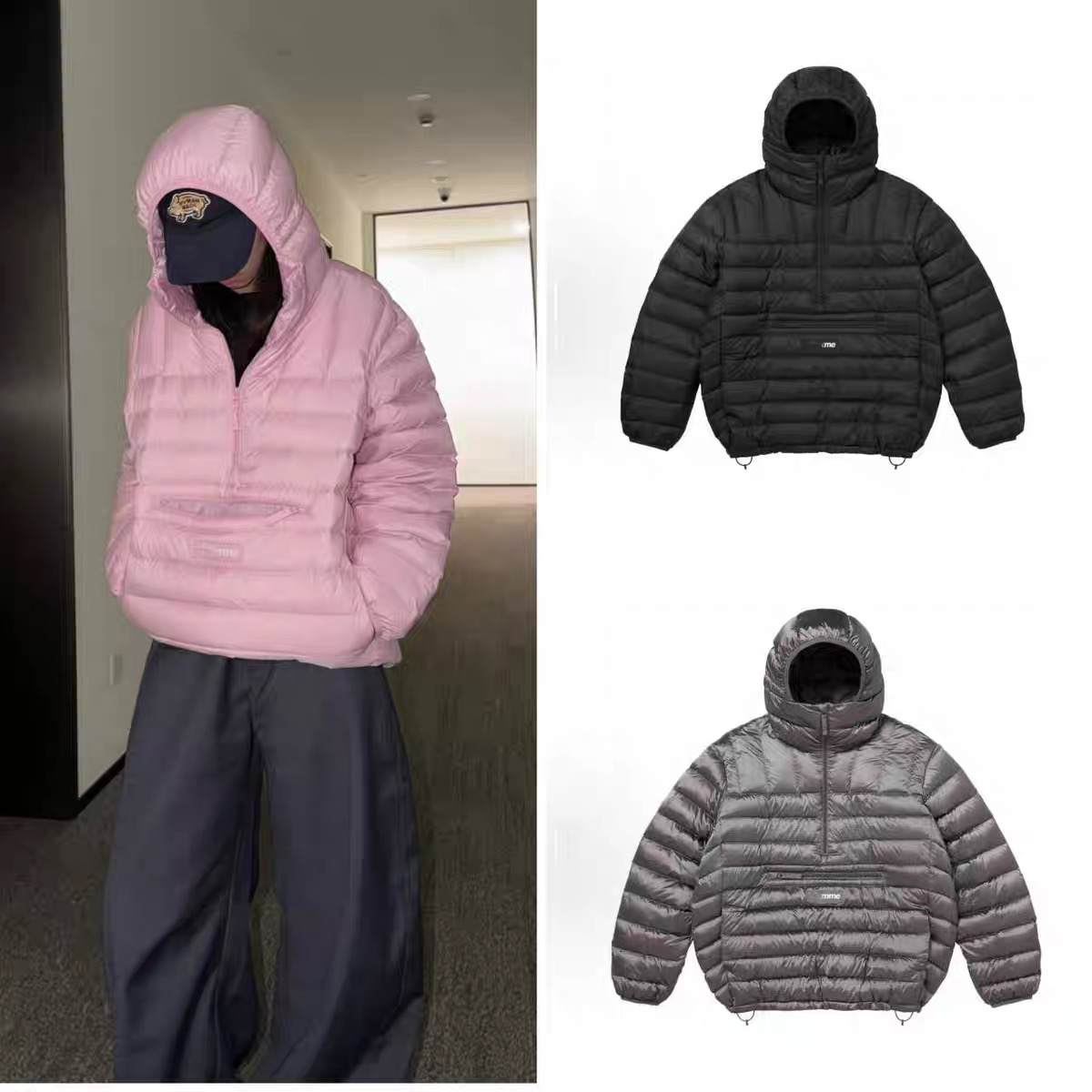 FW25 WEEK6 Micro Down Half Zip Hooded Pullover 半拉链羽绒服