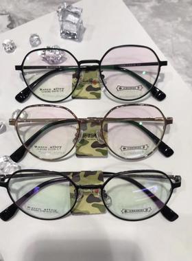 专柜正品哥拓普设计师款明星框全框合金眼镜架近视镜框 LV-83282