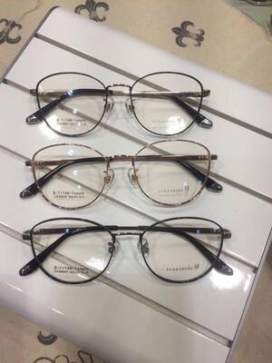 专柜正品哥拓普纯钛超轻全框近视眼镜架眼镜框ZX-65047