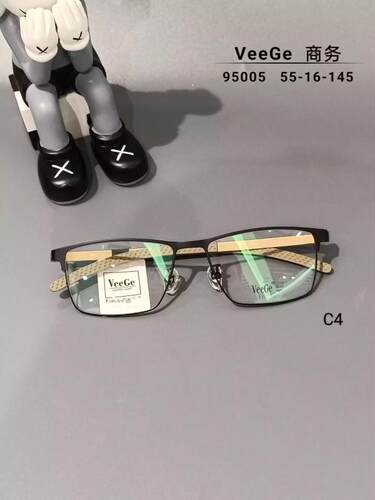 VeeGe纯钛商务眼镜V格精品镜架近视镜架防蓝光男款时尚全框V95005
