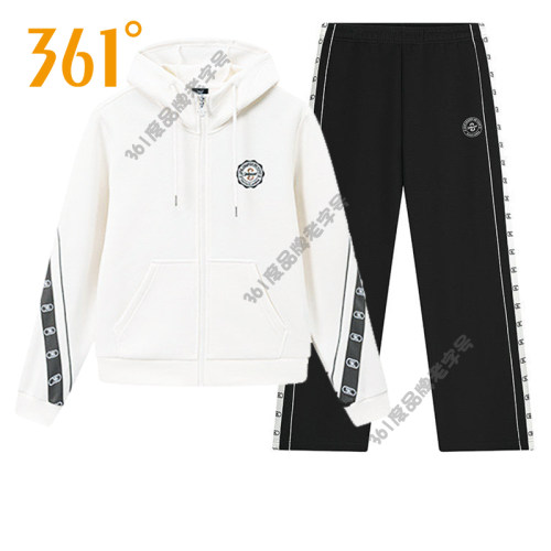 361运动套装女装春秋新款衫连帽跑步撞色休闲卫衣运动长裤女套装