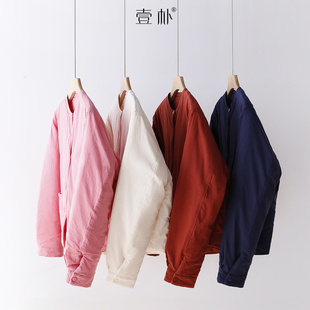 复古菱格棉花夹棉加厚圆领小棉衣 5SP631 外套棉服上衣