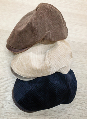 英伦复古鸭舌帽 显脸小秋季贝雷帽前进帽 25072