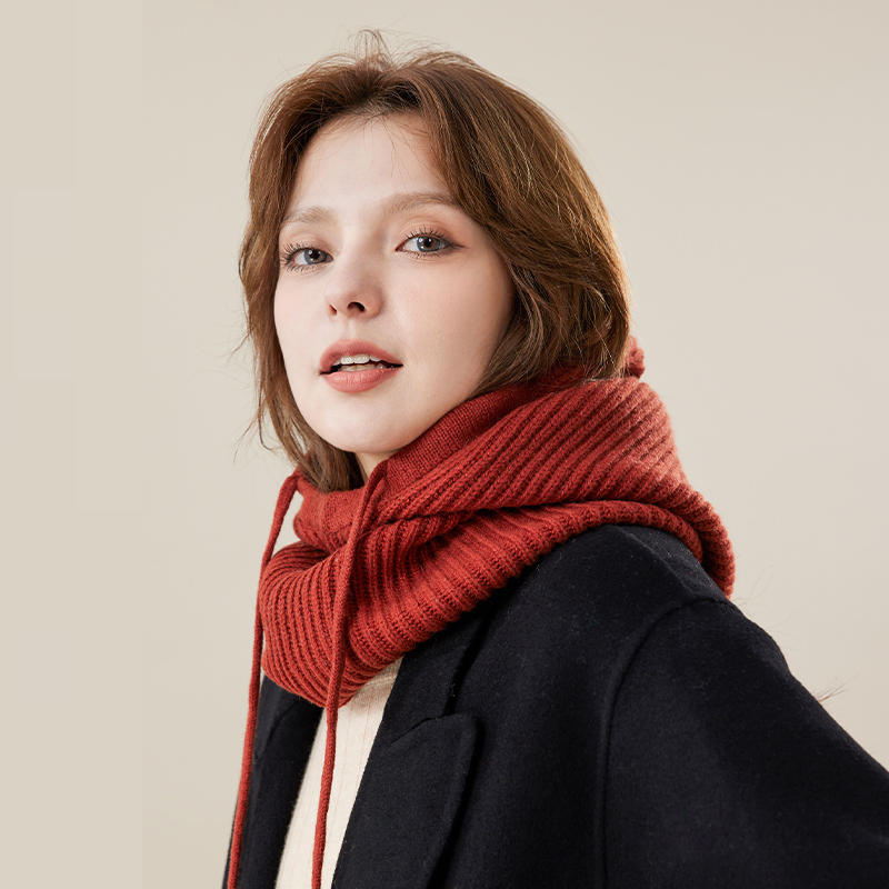 包头帽出游休闲风冬季