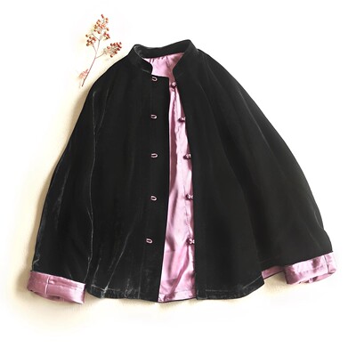 外套女常规款复古宽松型