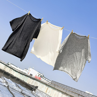 新款 上衣打底衫 圆领短袖 百搭宽松半袖 160TK T恤 夏季