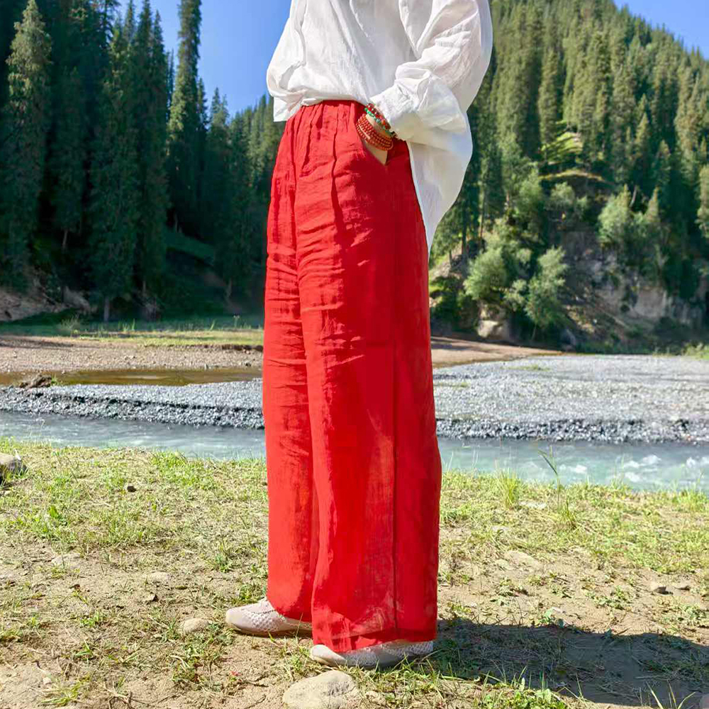 阔腿裤休闲无品牌2025年秋季