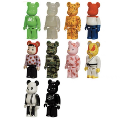bearbrick 9代 盲盒 图案 mmj 果冻 等 积木熊 暴力熊 正品现货