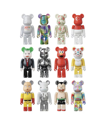 bearbrick 积木熊 be@rbrick 32代 B熊 盲盒 山椒鱼 芝麻街 果冻