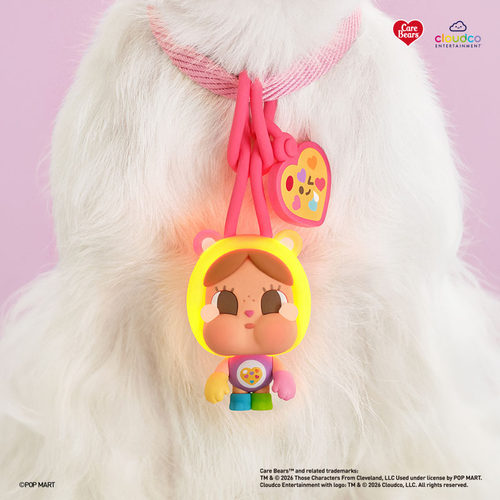 POPMART泡泡玛特CRYBABY × Care Bears系列迷你灯盲盒周边潮玩