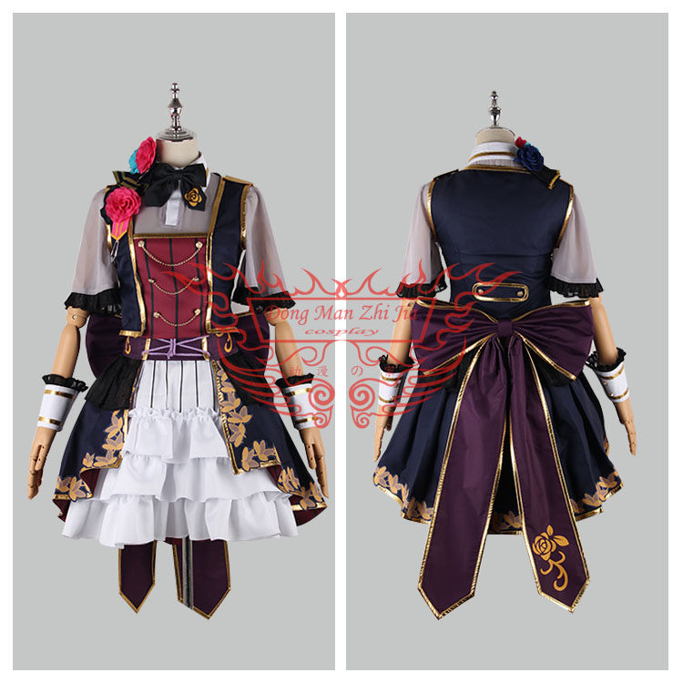 动漫之家cos服 BanG Dream! 7th-LIVE Roselia 宇田川亚子 新品 - 实物图