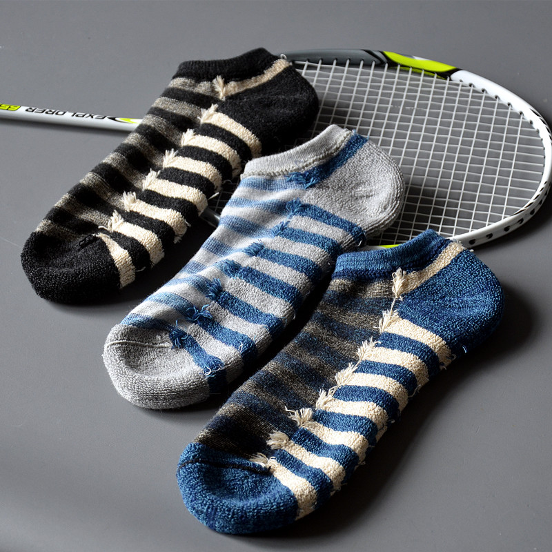 5双加厚运动纯棉男款短袜