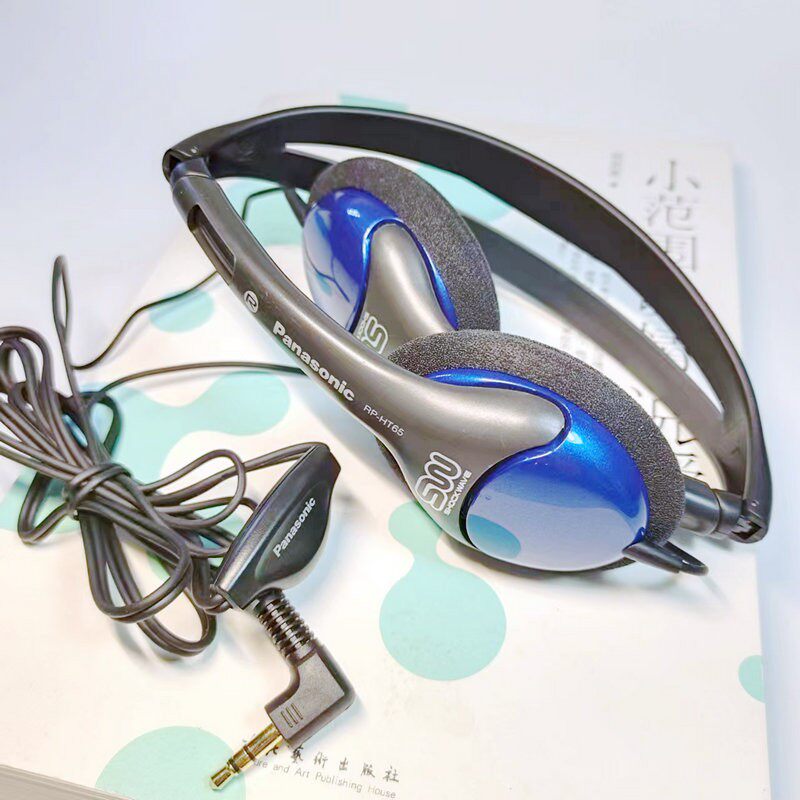 80年代怀旧头戴式耳机有线松下折叠小头带复古立体声耳麦hifi音质