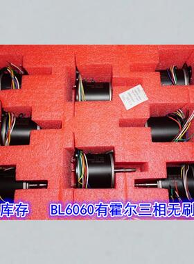 BL6060内转子带霍尔无刷电机 12-24V滚珠轴承静音大扭矩无刷电机