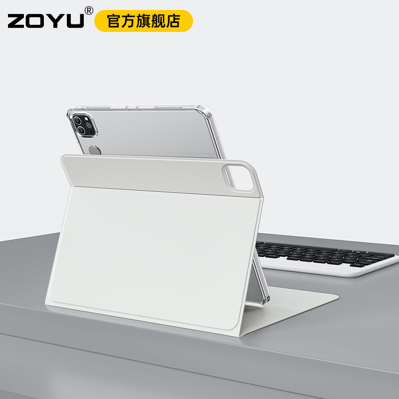 iPad保护壳air6滑轨抽拉式2024ipadpro保护套720°旋转支架air5可拆分苹果13英寸平板透明iPad10防摔air4轻薄