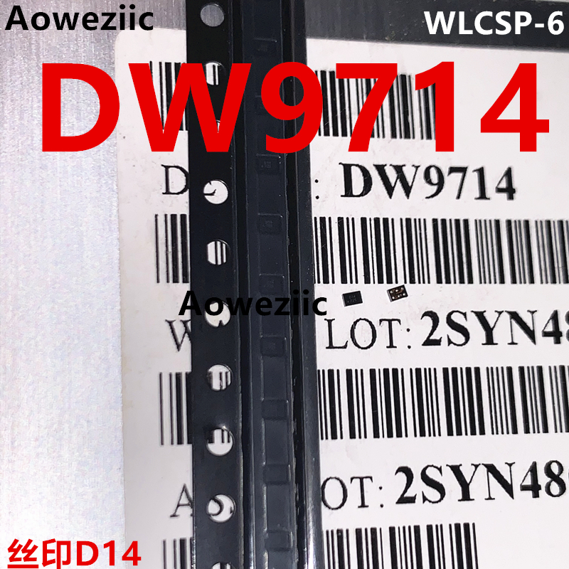 10个 DW9714 丝印 D14 WLCSP-6 摄像头马达驱动芯片 代码D14 正品