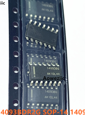 MC14093BDR2G SOP-14 14093BG 施密特触发器输入四路2输入与非门