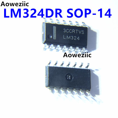 10个 LM324DR SOP-14 LM324 贴片 四路运算放大器芯片IC 全新特价