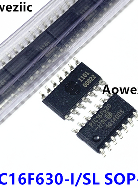 PIC16F630-I/SL 贴片SOP-14 PIC16F630T-I/SL 8位微处理器 单片机