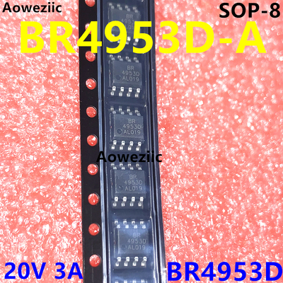 10个 BR4953D-A SOP-8 BR4953D 双P沟道 20V 3A 场效应管(MOSFET)