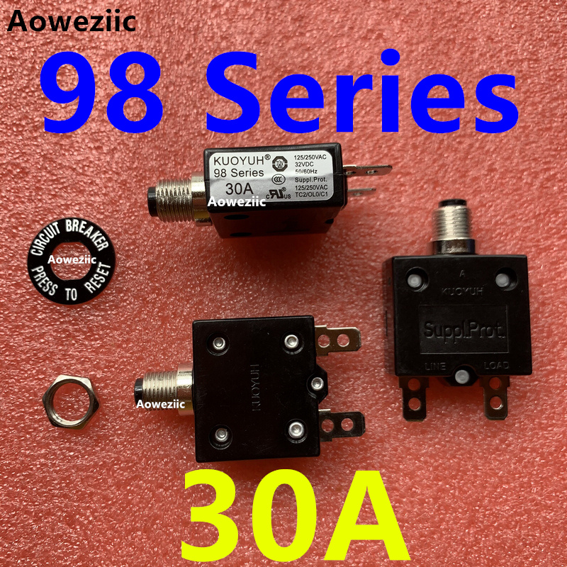 98 Series 32A 35A 40A 45A 50A 手动复位热过流过载保护器断路器