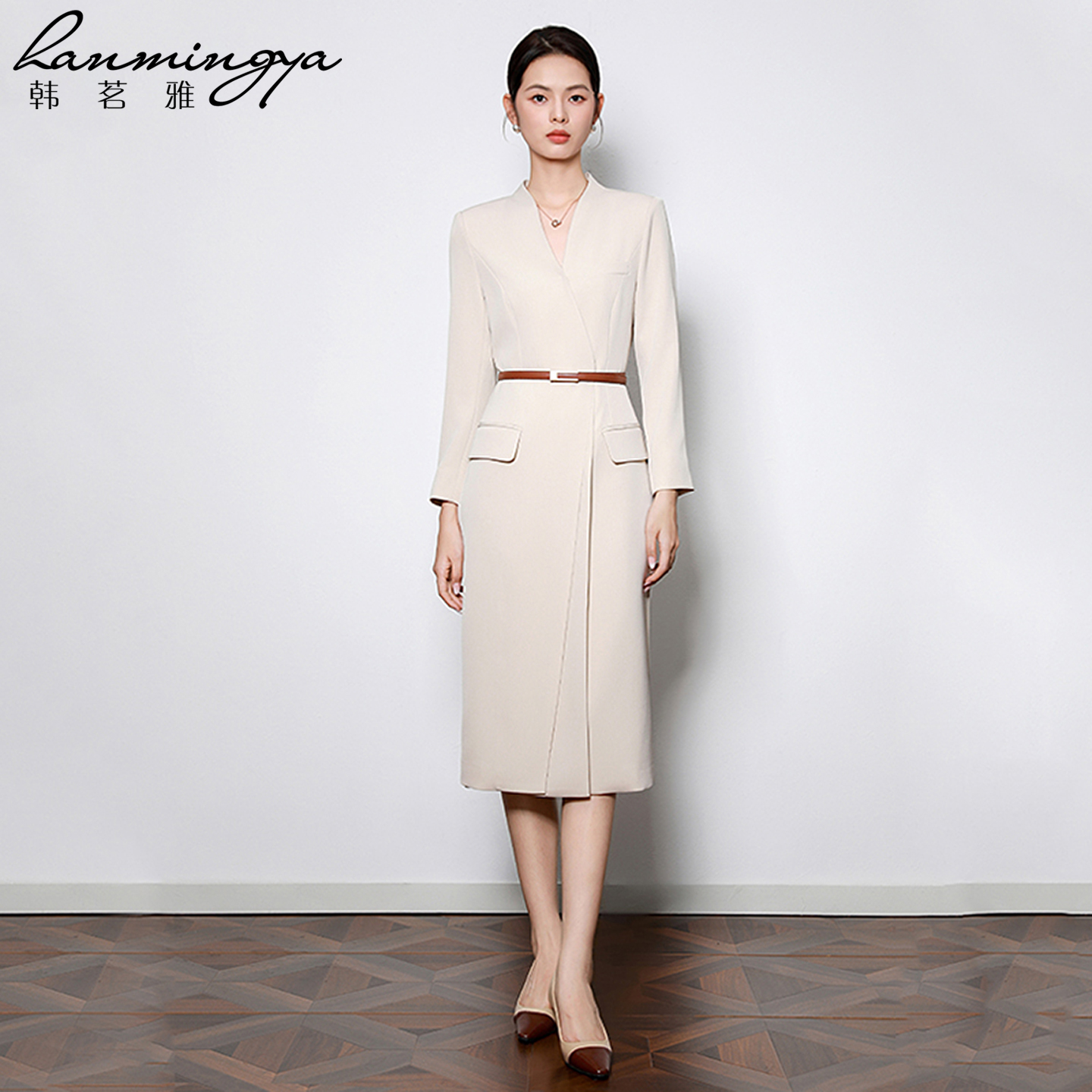 职业西装连衣裙女春秋