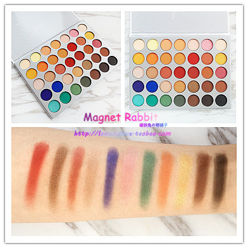 包邮国货珠光+哑光35色眼影彩妆盘cos动漫南瓜色morphe同款眼影盘在类目 彩妆/香水/美妆工具, 彩妆盘中 - 来自Buy2taobao.com提供专业的淘宝代购服务