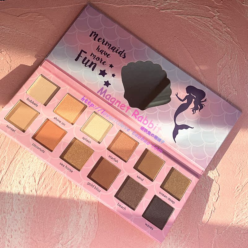 包邮 珠光哑光12色人鱼贝壳眼影盘MYLIFE大地色实用日常初学者COS在类目 彩妆/香水/美妆工具, 彩妆盘中 - 来自Buy2taobao.com提供专业的淘宝代购服务