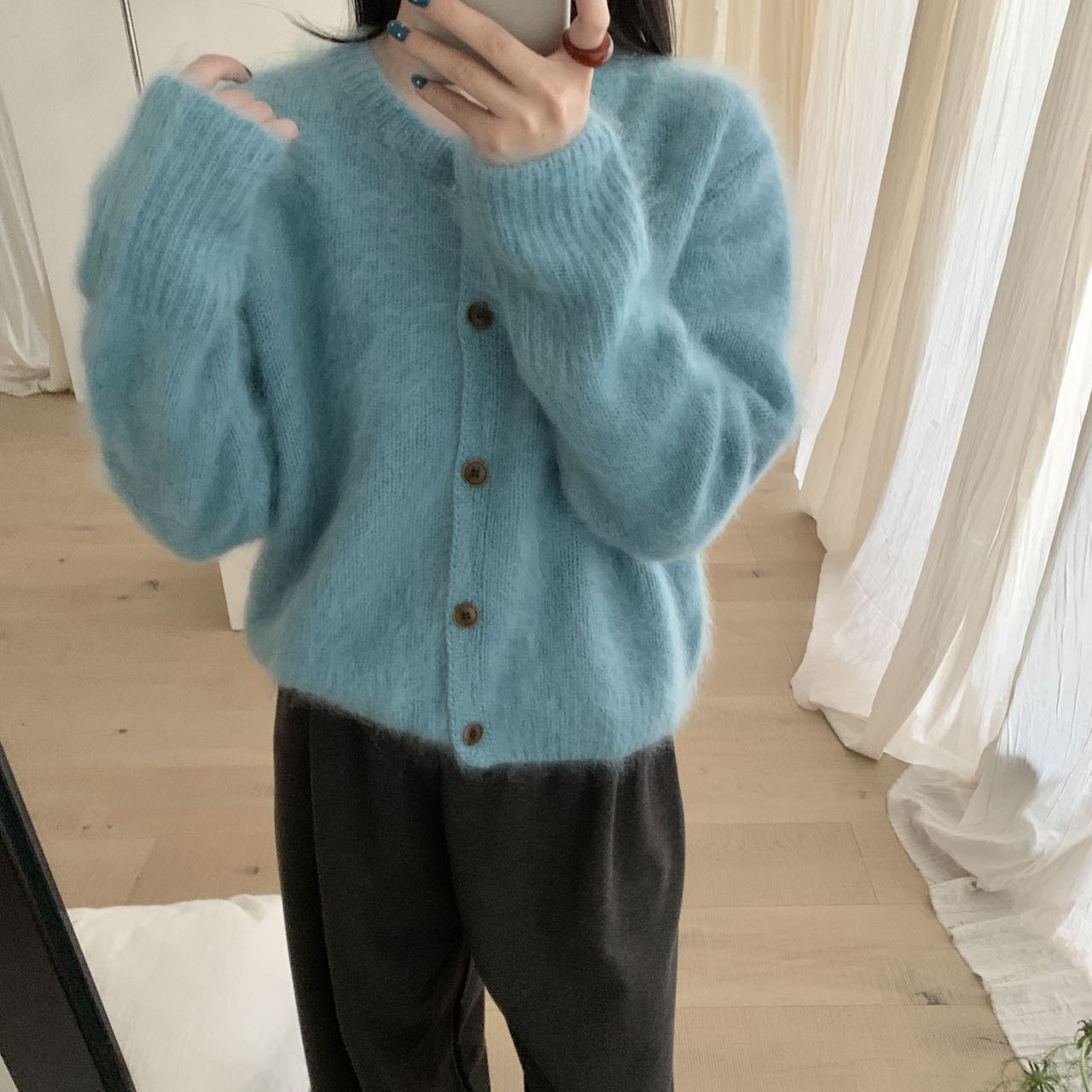 【雪姐专属】847海天蓝毛衣