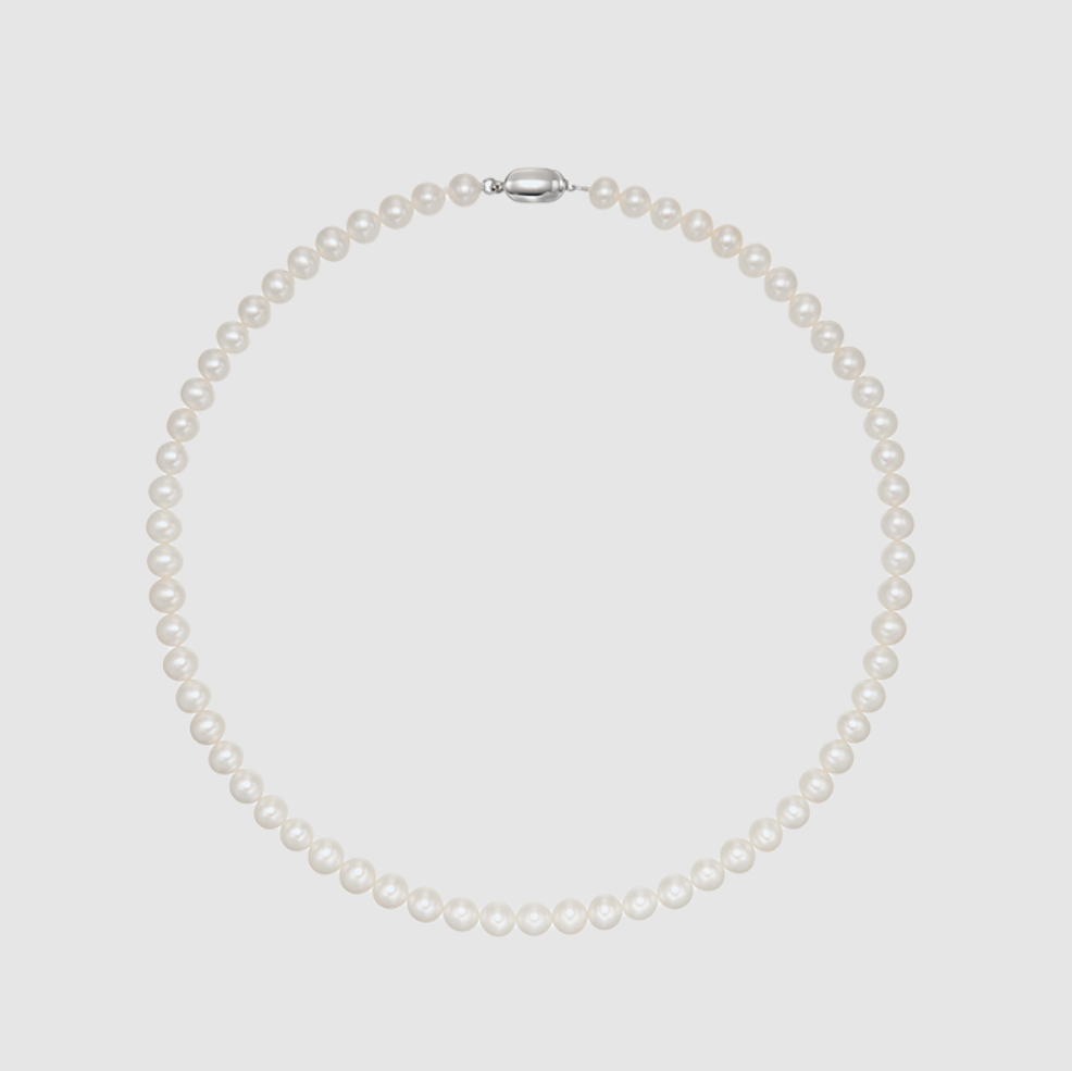 【雪姐专属】SSZJ001002 无言告白气质s925银 淡水珍珠 项链 女款