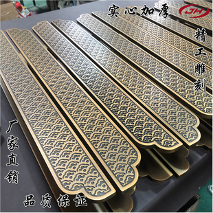 玻璃门拉手 新中式大门拉手 酒店推拉门实木门把手仿古雕刻古铜色