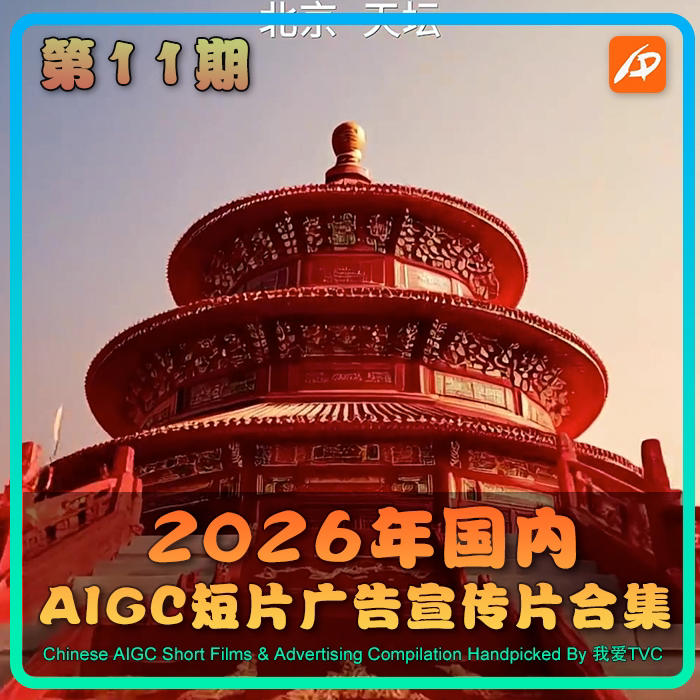 2026国内AIGC创意短片广告宣传片高清视频合集第11期学习参考素材