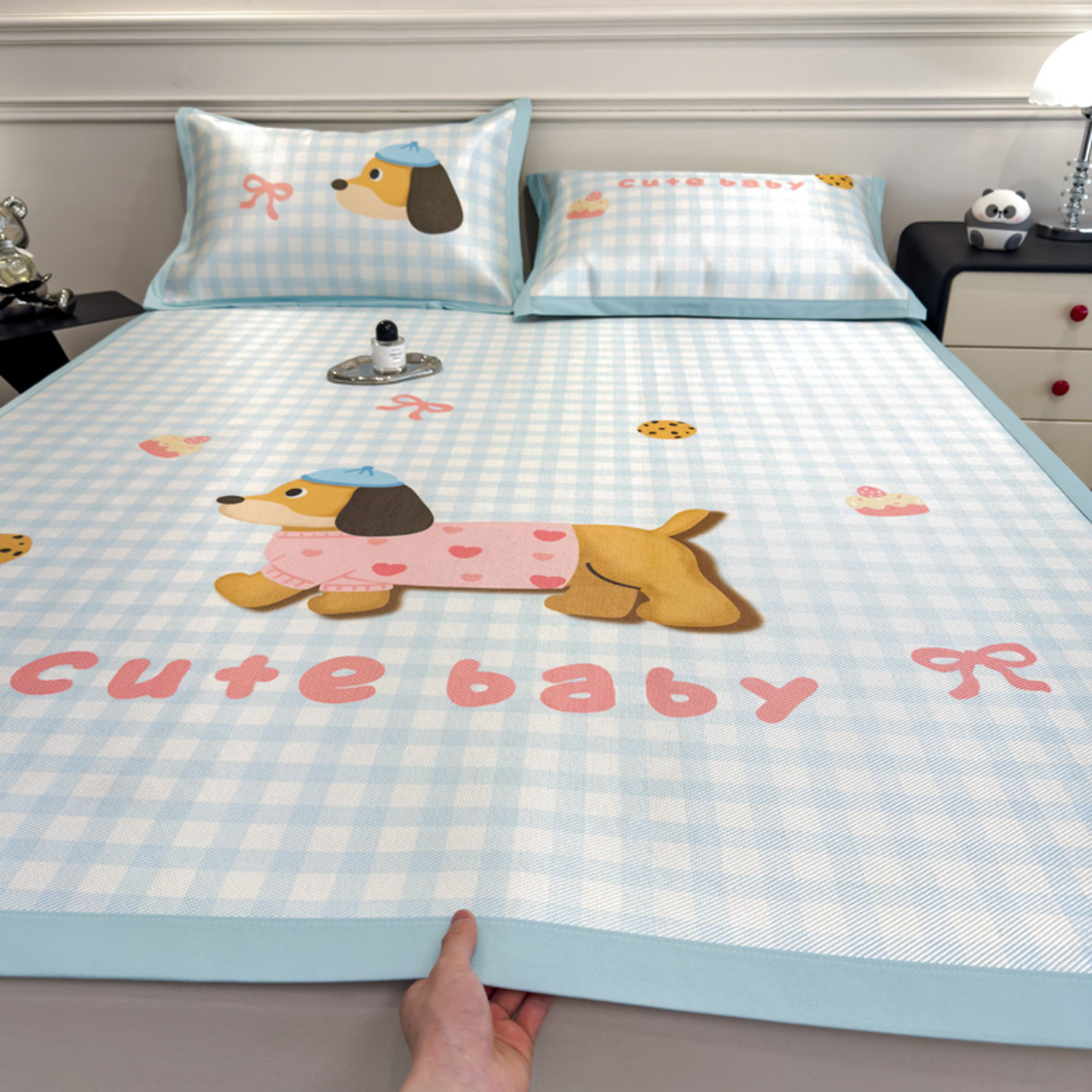 冰丝凉席藤席夏天2025新款可折叠空调软席夏季a类母婴级可用草席,床上用品,冰丝席,淘宝优惠券,粉丝福利购,淘宝优惠卷