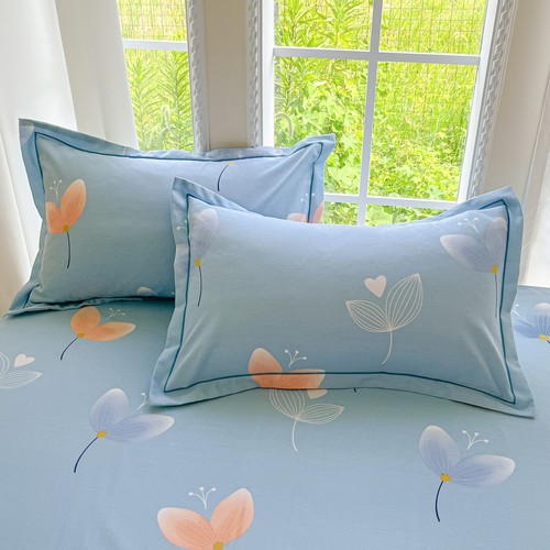 全棉磨毛加厚48x74cm枕套一对装