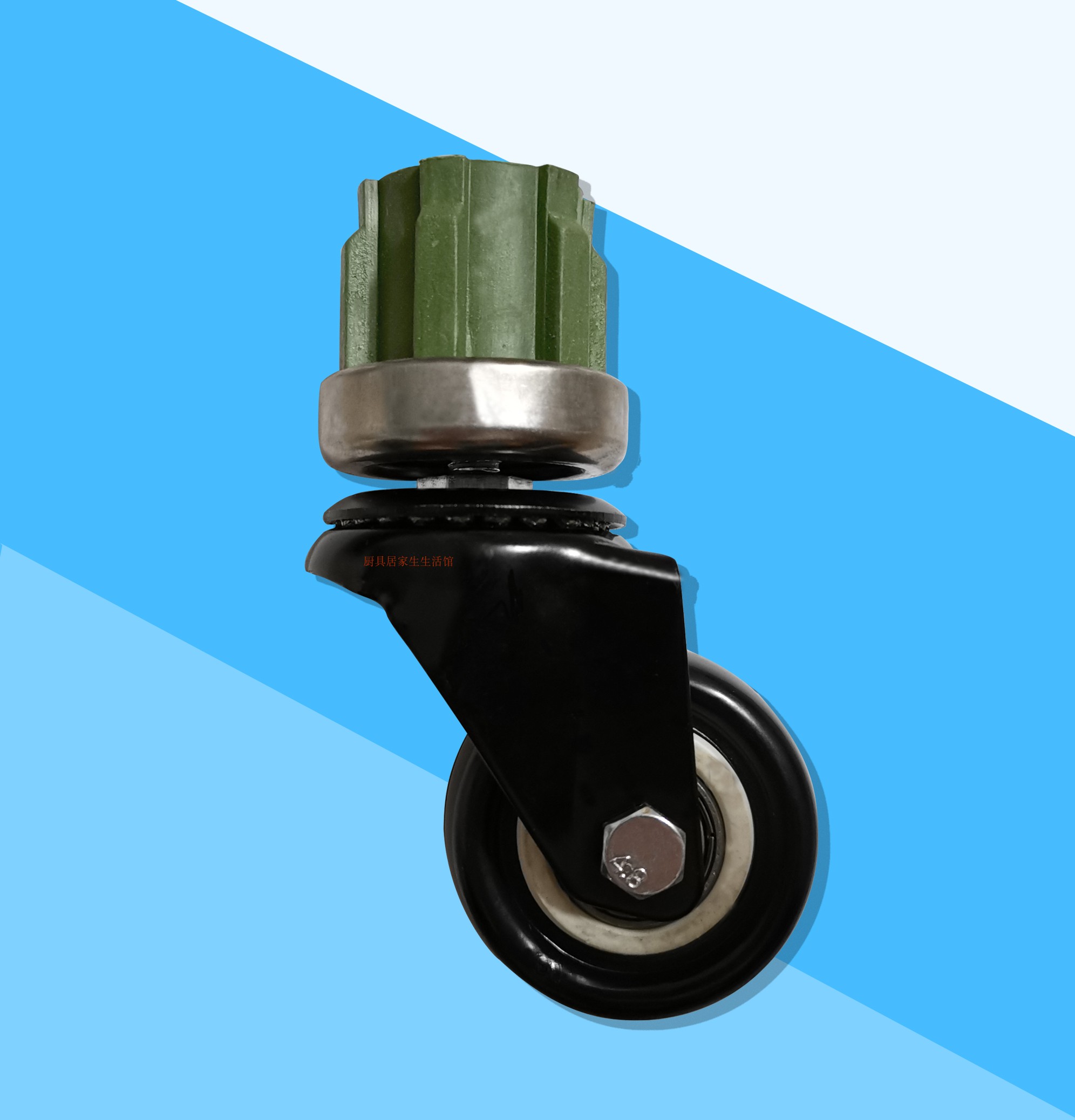 38圆管专用轮子不锈钢38mm