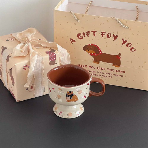 陶瓷高脚可爱猫咪伴手礼