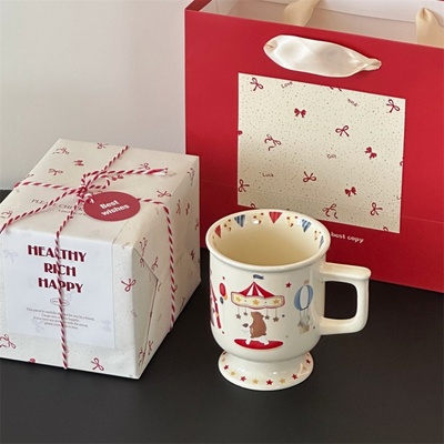 出口韩国可爱童趣马克杯