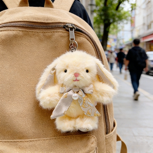 正版新品温蒂兔女生背包斜挎包挂件欧式Wendi垂耳兔子钥匙扣挂饰