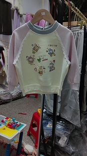 女童不加绒卫衣2026新款春装女童宝宝卫衣纯棉拉布布