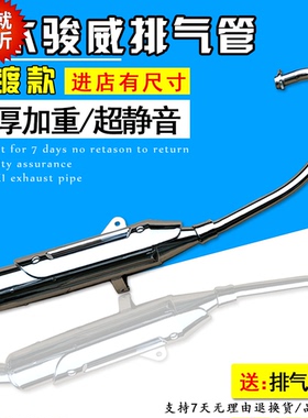 适用轻骑铃木摩托车骏威GSX125消声器QS125-3G3H3L3K排气管消音器