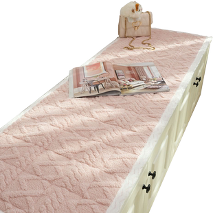 飘窗椅子垫卡座垫换鞋凳鞋柜长方形坐垫长条玄关座垫板凳垫子定制