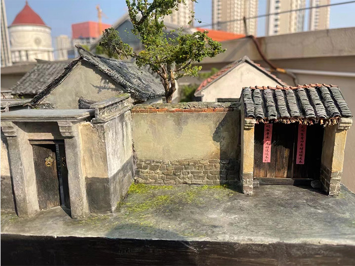 童年怀旧老房子模型定制农村老家院子老屋还原微缩摆件模型定做