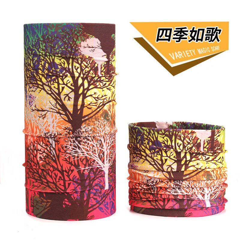 透气款魔术头巾 男女围脖 嘻哈户外骑行运动 防尘百变防晒魔巾