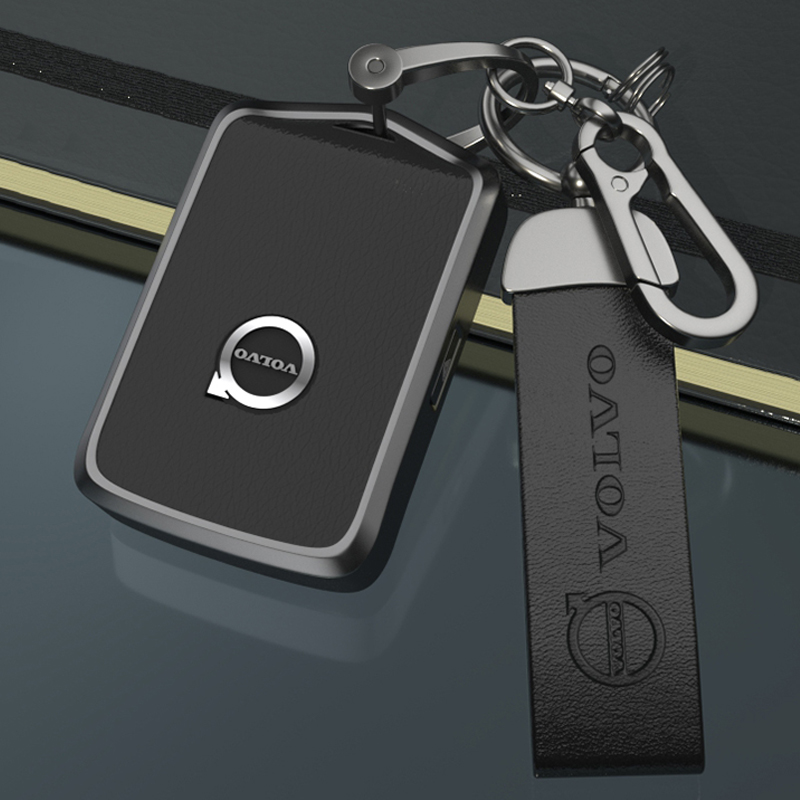 沃尔沃钥匙套xc60汽车用品s90大全s60改装xc90装饰xc40壳s60l扣包